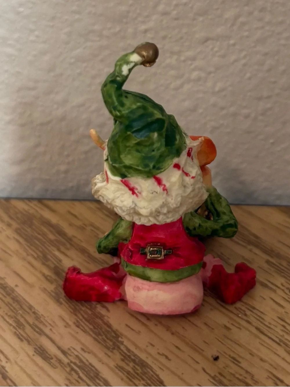 Vintage 1986 Enesco North Pole Village Smokey Elf Figurine w/ Train Boxed 87152